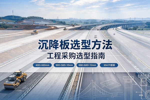 建邺沉降板选择方法