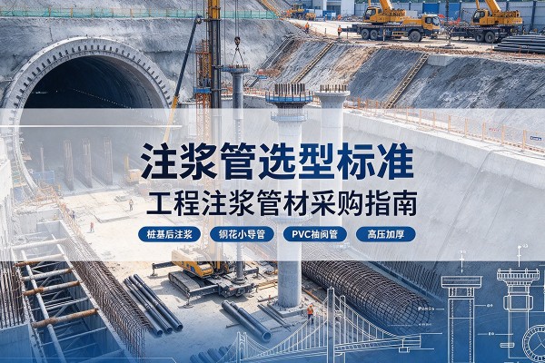 建邺注浆管选型标准