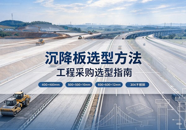 建邺沉降板选择方法