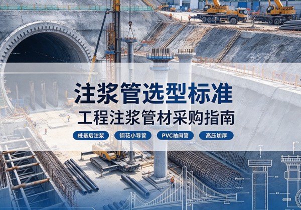 建邺注浆管选型标准